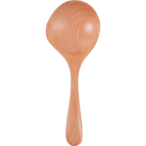 Holzlöffel, Küchenlöffel Aus Holz, Suppenkelle Aus Holz Zum Kochen – 16,00 X 6,50 X 2,00 Cm