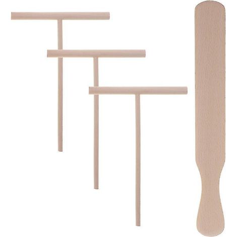 Set Mit 4 Crêpe-spateln Und -streichern