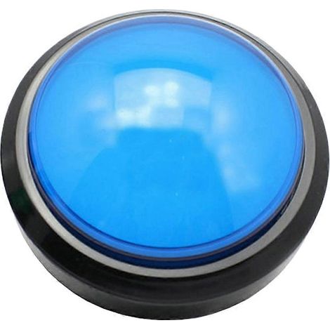 Elektronischer Anrufbeantworter Mit Drucktasten Und Integrierter Beleuchtung (blau), Batterielos, Zufällige Lichtfarbe. – 10,00 X 10,00 X 5,00 Cm – Blau