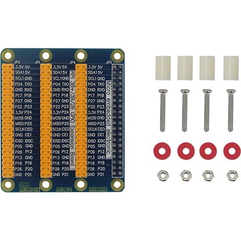 Gpio-erweiterungsplatine Für Raspberry Pi 4b Und Raspberry Pi 4b/3b/3b+