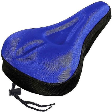 Weiches Und Atmungsaktives Fahrradsattelkissen Aus Silikongel, Fahrradsattelbezug – Blau