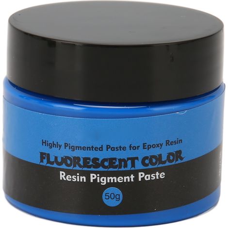50 G Fluoreszierendes Pigment Für Epoxidharz – Hochgesättigter, Fluoreszierender Blauer Flüssigfarbstoff, Ideal Für Bastelarbeiten Und Diy-projekte.