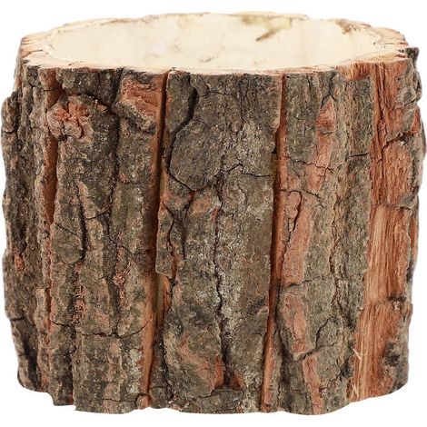 Blumenkübel Im Landhausstil, Pflanzgefäß Aus Holz, Blumenhalter Für Zuhause Und Büro – 9,00 X 8,00 X 8,00 Cm