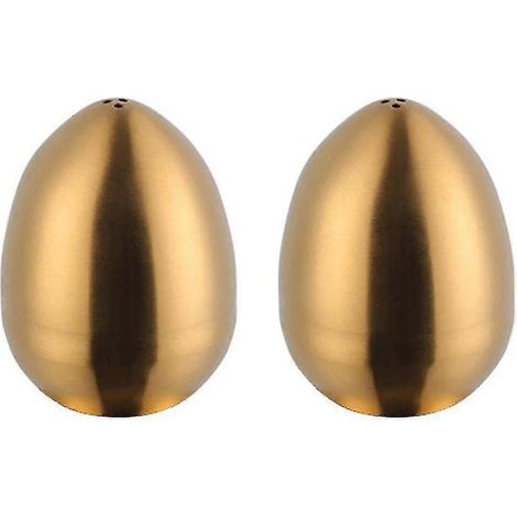 Gewürzdose Aus Edelstahl Für Eier, Salz- Und Pfefferstreuer Mit Drei Löchern – 26-teilig, Goldfarben