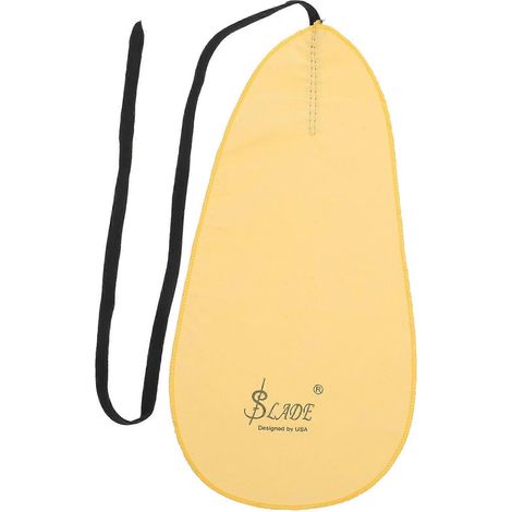 Reinigungstuch Für Klarinette, Flöte, Saxophon – 19 X 12 X 0,1 Cm – Gelb