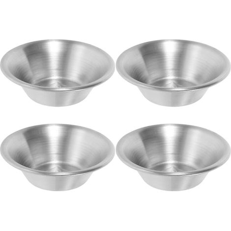Antihaftbeschichtete Förmchen Für Eierkuchen, Mini-törtchen, Muffins Und Cupcakes – 7,00 X 7,00 X 1,70 Cm – Silber