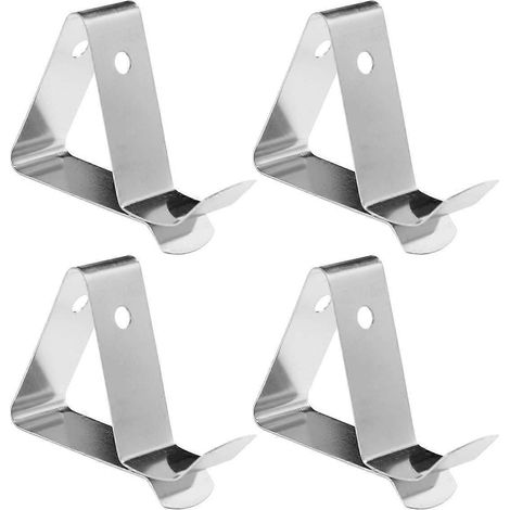 Lebensmittelechter Edelstahl-thermometerständer (4-teilig) Mit Sondenklemme (typ 3) – Silber