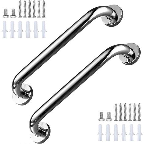 Set Mit 2 Haltegriffen Aus Edelstahl 304 Für Badezimmer, Rutschfesten Duschgriffen – 30,5 Cm (12 Zoll)