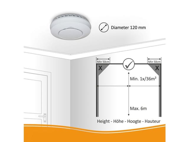Elro FZ5002R Rauchmelder (Funk-Vernetzbar - 2-er Pack)