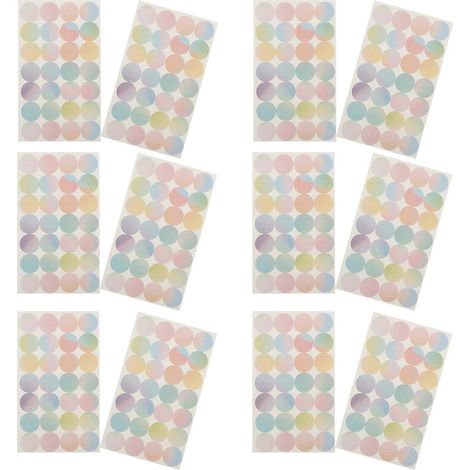16 Blatt Perforierte Verstärkungsaufkleber Für Loses Papier – 11,50 X 6,80 X 0,01 Cm