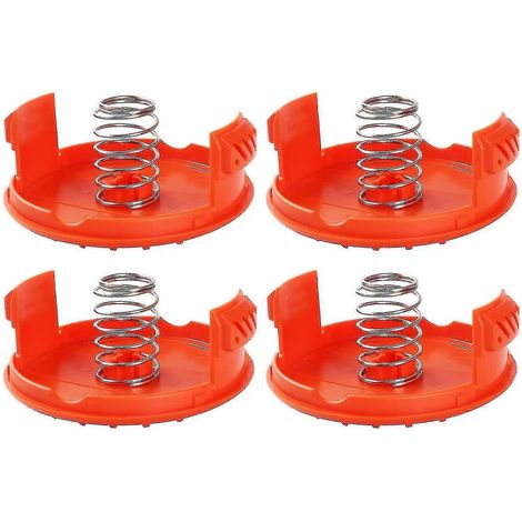 Spulenkappen + 4 Ersatzteile, Kompatibel Mit Black+decker Rc-100-p Trimmern