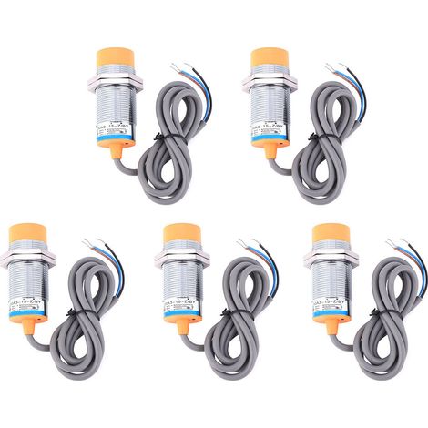 5 Stück Lj30a3-15-z/pnp No Induktiver Näherungsschalter, 6–36 V Dc, 3-adrig, Detektionssensor