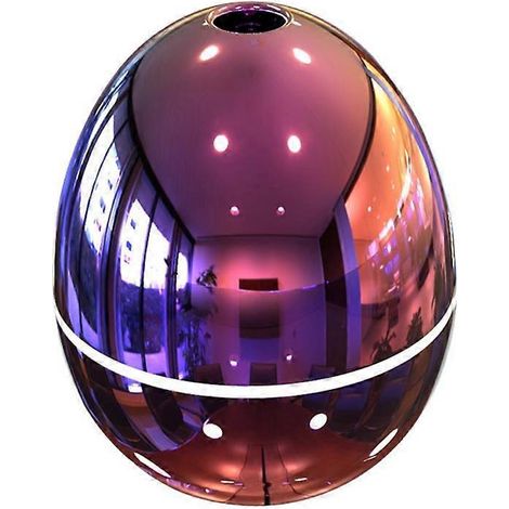 50-ml-aroma-diffusor, Luftbefeuchter, Mini-luftreiniger, Eiförmig, Mit Spiegel, Kristall, Duftblüten-zerstäuber, Usb-anschluss Für Auto, Schlafzimmer, Wohnzimmer (rosa) – 6,00 X 6,00 X 8,00 Cm