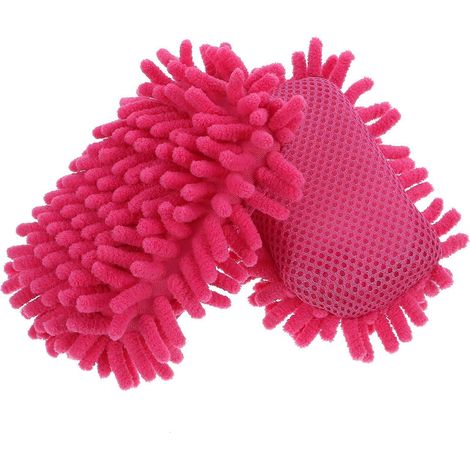 Set Mit 2 Schwarzen Und Weißen Tafelwischern – 15 X 8 X 3,5 Cm – Rosa