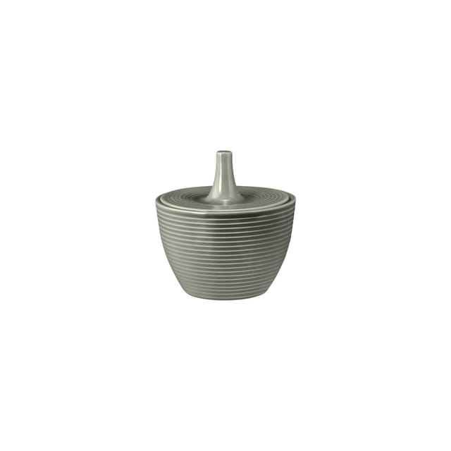 Seltmann Weiden Zuckerdose Seltmann Weiden Beat Perlgrau Zuckerdose 0,27l, Porzellan, (Packung, 1x Zuckerdose, 1x Deckel)
