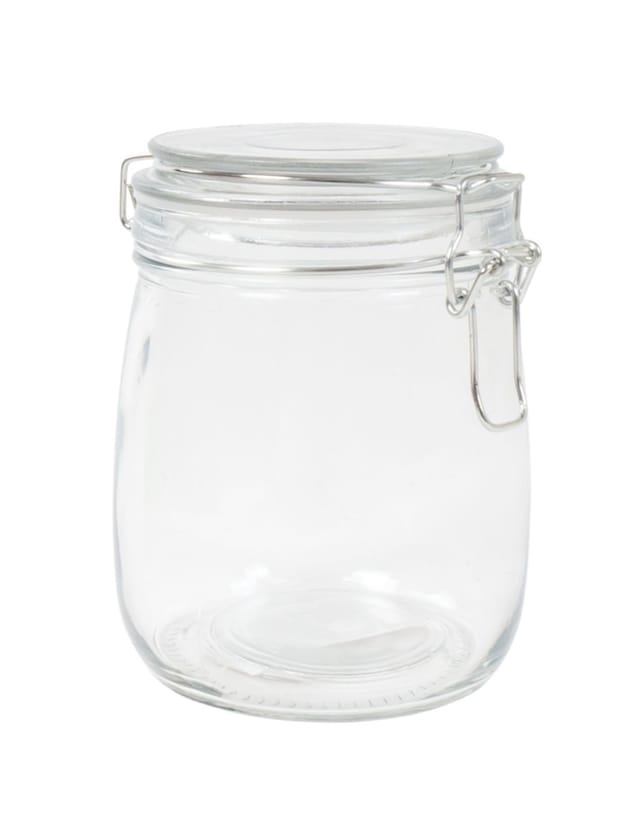 BURI Einmachglas Drahtbügelglas 750ml Bügelverschluss Vorratsglas Einmachgläser Einweck, Glas