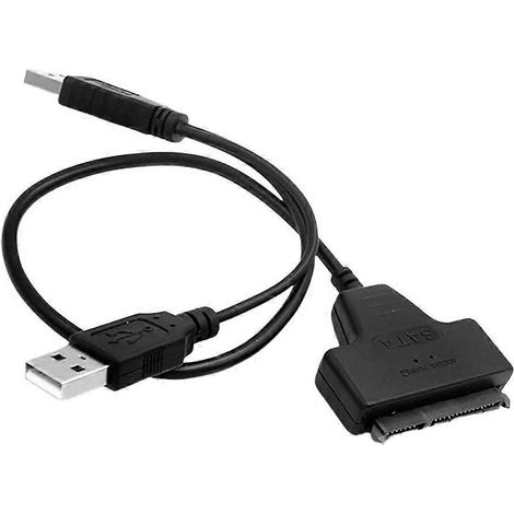 Easy Drive Sata-zu-usb-kabel Für 2,5-zoll-sata-festplatten, Usb-zu-sata-kabel – 40 X 2 Cm – Schwarz