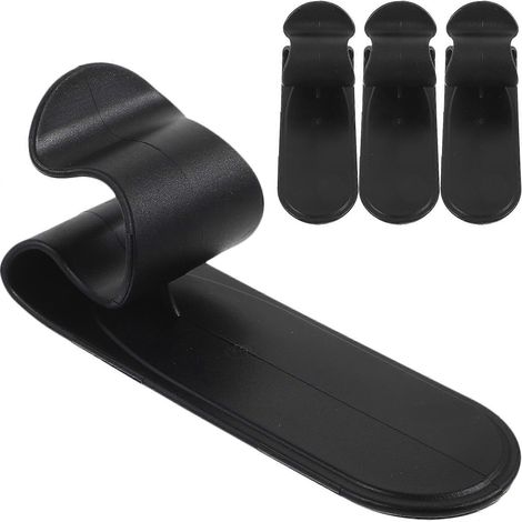 Set Mit 4 Selbstklebenden Regenschirmhaken, Aufhängehalterungen Für Auto Und Zuhause (schwarz) - 4 Stück - Schwarz