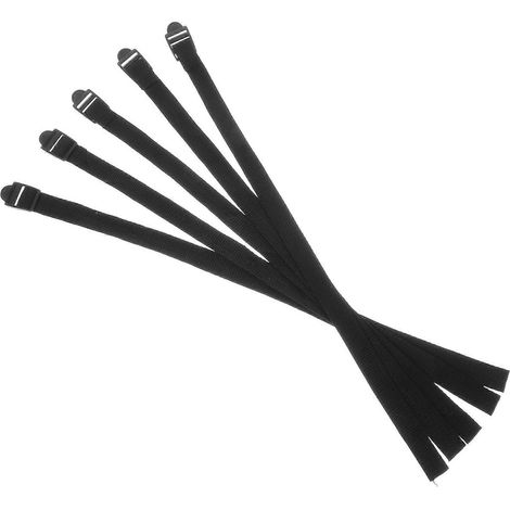 Set Mit 5 Professionellen Bindungsriemen Für Alpinskistöcke, Schutzriemen Für Outdoor-sportarten – 26,00 X 2,50 X 0,80 Cm – Schwarz