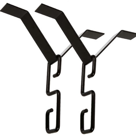 Set Mit 2 Dekorativen Regenkettenadaptern, Metall-fallrohrbefestigungshaken – 15,50 X 15,00 X 3,00 Cm
