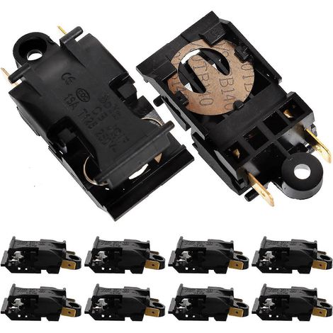 10er-pack Thermostatschalter Für Wasserkocher, Automatischer Temperaturschalter Für Wasserkocher – 4,5 X 2 X 1,5 Cm