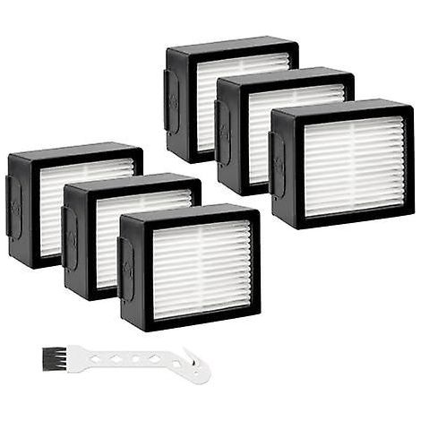 Filter Für Techecook Roomba I3 I7 Staubsaugerroboter, 6er-pack Mit Bürste