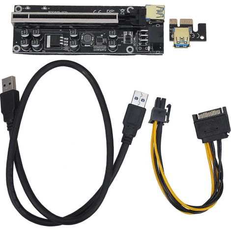 Externe Pcie-grafikkarte Für Mining, Computerzubehör. – 12,80 X 4,80 X 1,60 Cm – Schwarz