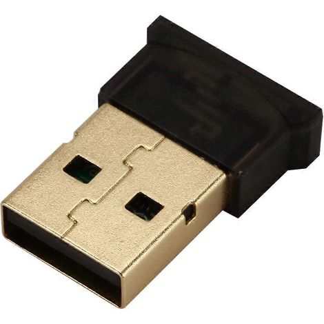 Kabelloser Usb-2.0-adapter Mit Dual-mode-sender Und -empfänger Für Laptops Und Desktop-computer, Kabellose Maus – 2,20 X 1,60 X 0,60 Cm – Schwarz