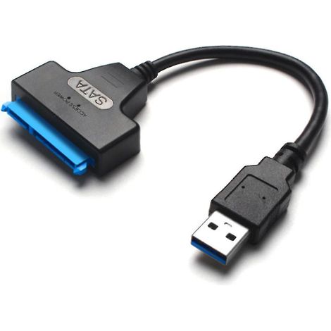 Usb 3.0-zu-sata-festplattenkabel: High-speed-usb 3.0 (5 Gbit/s) Auf 2,5"-sata-ssd (22-polig)