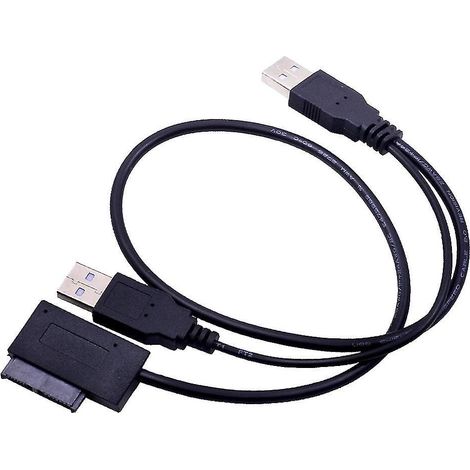 Sata 7+6 Pin Auf Usb 2.0 Adapter Für Laptops (13-pin-konverter).