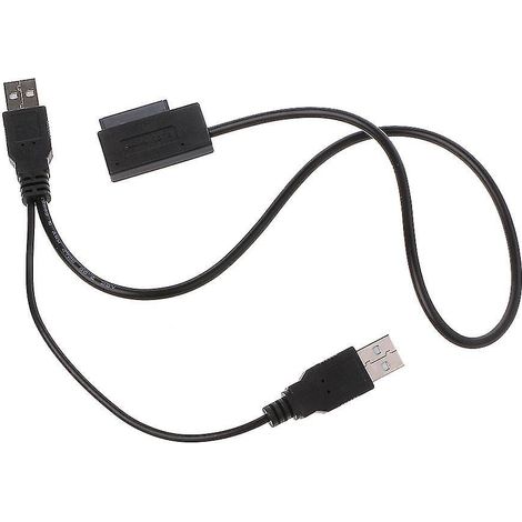 Usb 2.0 Auf Sata 7/6/13-pin-adapterkabel Mit Externem Netzteil Und Usb/sata-konverter