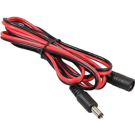 1,5 M Langes Dc5521-stecker-auf-dc-5,5-x-2,1-buchse-verlängerungskabel Für Laptop Und Monitor