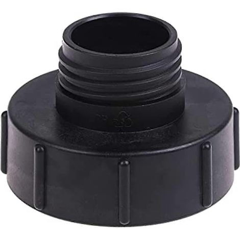 Ibc-tankadapter, Dn80 3-zoll S100x8 100 Mm Grobgewinde Auf 2-zoll S60x6 60 Mm Schlauchanschluss, Wasserhahn Für Wasserspeichertanks, Ibc-tankanschlüsse