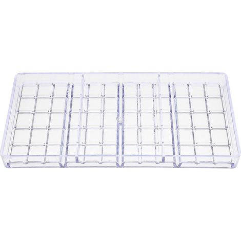 Transparente Schokoladenform, Bonbonform Aus Kunststoff, Schokoladenriegelform, Diy-backform – 27,5 X 13,5 Cm – Transparent