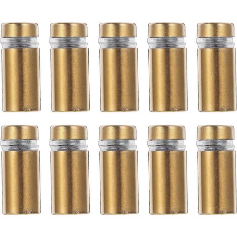 10 Abstandshalterschrauben Aus Edelstahl Für Werbezwecke, Kleine Abstandshalterschrauben – 2,60 X 1,20 X 1,20 Cm – Gold