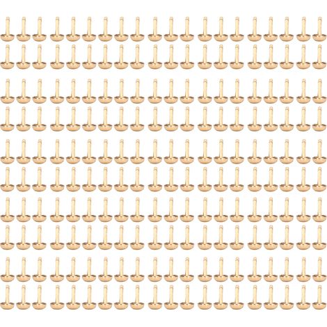 200 Stück Dekorative Metallnägel Mit Runden Köpfen, Galvanisiert, Für Heimwerkerprojekte Und Möbelrenovierung, Punk-stil Sp10 001