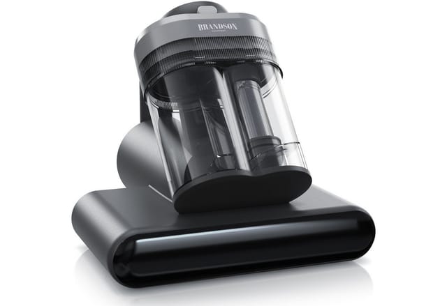 Brandson Matratzenreinigungsgerät Milbenstaubsauger, UV-C Sterilisationslicht, Handstaubsauger, 400 W, beutellos, HEPA Filter, für Betten, Polstermöbel, Bekleidung ideal für Allergiker