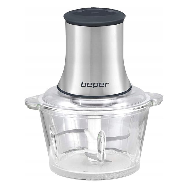 Beper Küchenmaschine P102ROB001, 500 W, Eine Klinge optional, zerlegbar, sicher, vielseitig, praktisch