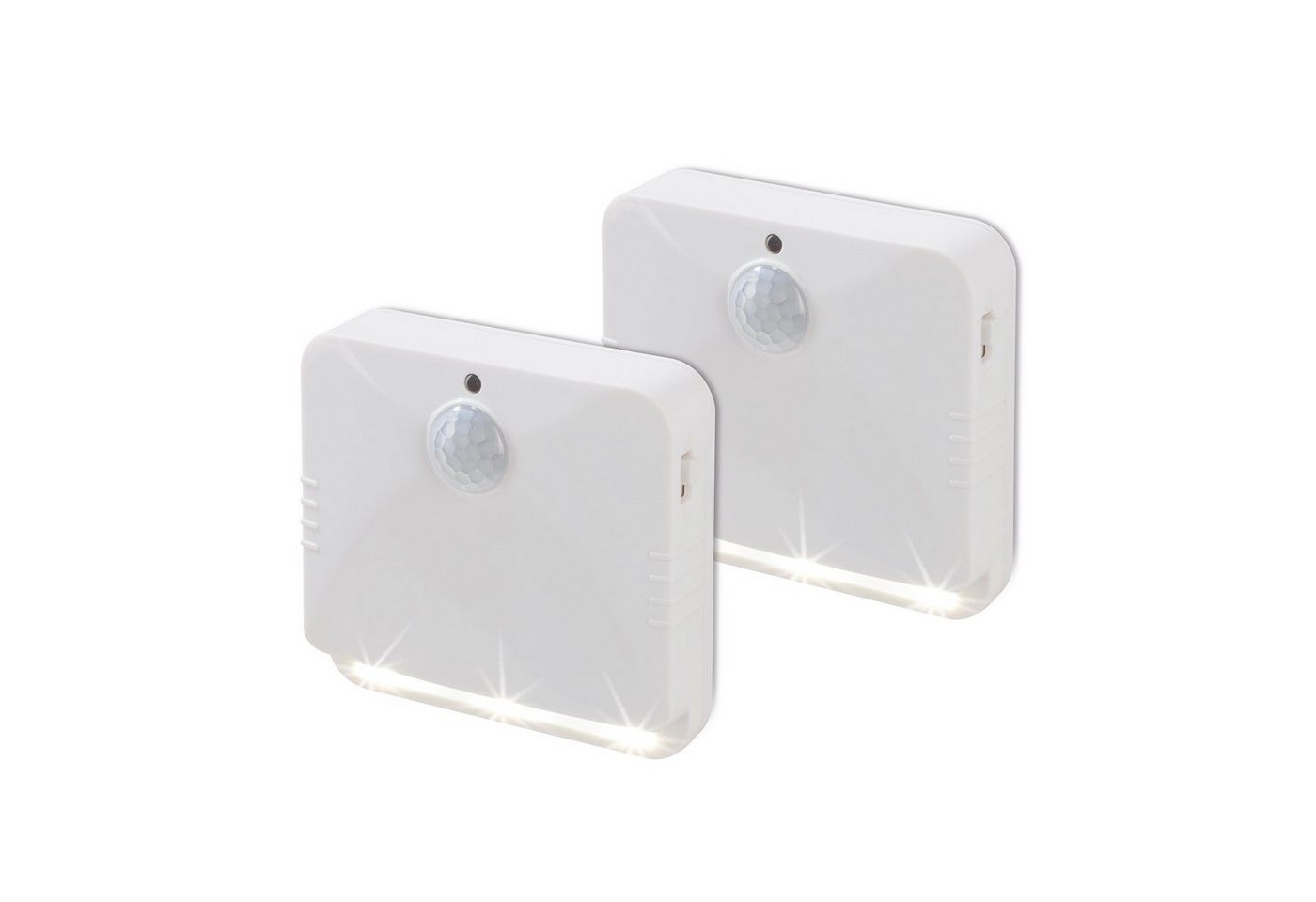 EASYmaxx Bewegungsmelder innen & außen, automatisch & 120° Winkel, LED Sensorenlicht 2er-Set Bild 3
