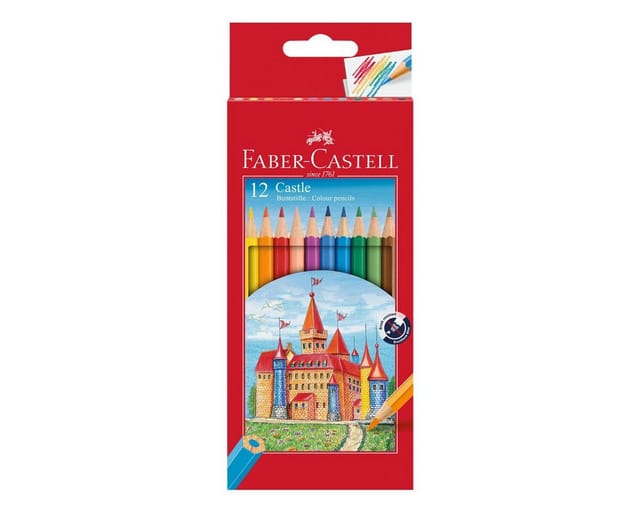 Faber-Castell Buntstift Castle, (Castle, 12-tlg), permanent