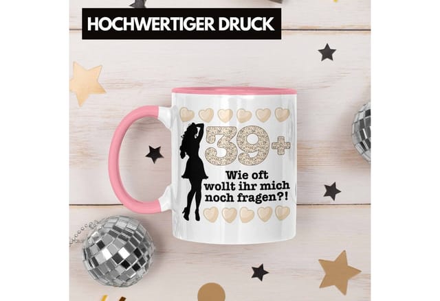 Trendation Tasse Trendation - 40. Geburtstag Frauen Tasse Geschenk Geschenkidee 40er Geburtstag Spruch Perfektion Mama Mutter