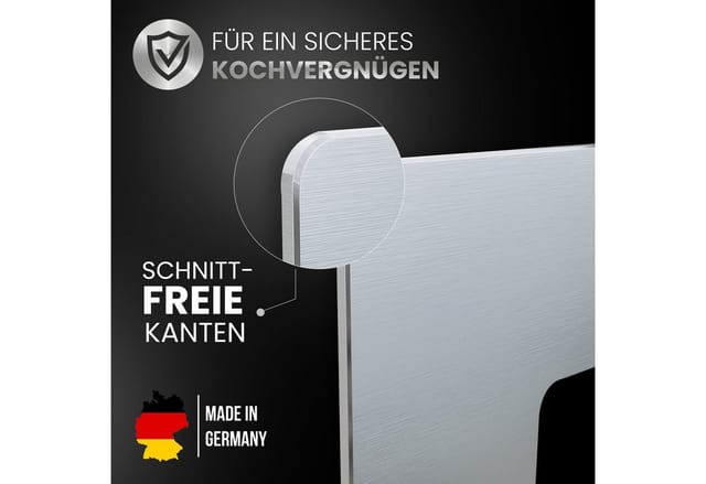Kasper Solutions® Kochfeld-Adapter Adapterrahmen für Kochfelder - STABILITÄT OHNE DURCHBIEGEN -, Zubehör für Alle gängigen Koch- und Ceranfelder, Das Kochfeld wird problemlos ohne zusätzlichen Unterbau gehalten.