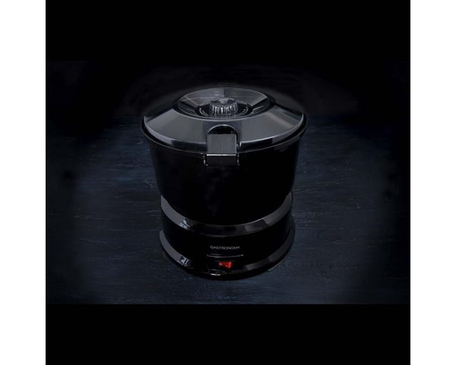 GASTRONOMA Akku-Smoothie-Maker 18220001, 85 W, El. Kartoffelschäler (1kg) & Salatschleuder (2-in-1)