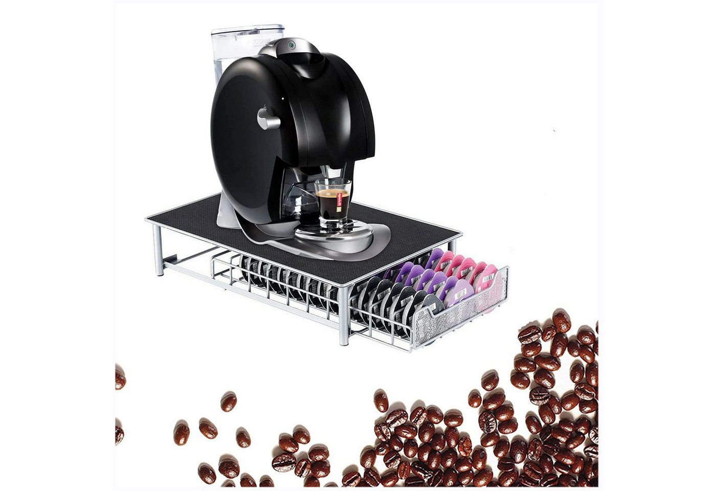 Youyijia Kapsel-/Kaffeepadmaschine Kapselschublade-60 Bild 3