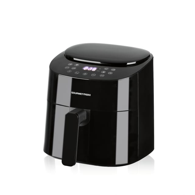 GOURMETmaxx Heißluftfritteuse 4,5L 1400 W, ideal zum Braten, Grillen, Rösten etc., 1450 W, Besonders fettarme und schonende Zubereitung, Timer