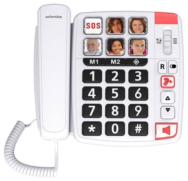 Swissvoice ATL1418644 - Xtra 1110 - Festnetztelefon weiss Kabelgebundenes Telefon