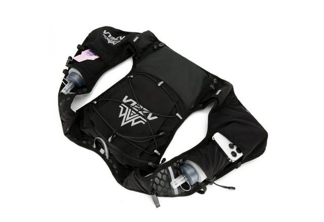 Maity Trinkrucksack 5L Laufweste Ultraleicht Wasserdicht Atmungsaktiv mit Reflektoren, Reflektierendes Design und ultraleicht