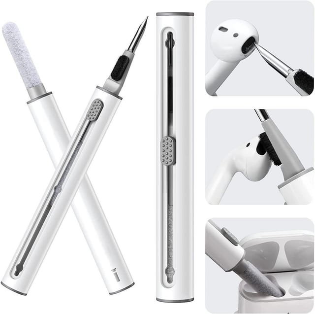 TUWENA Reinigungs-Set Reinigungsset für Airpods Samsung Earbuds, Bluetooth Kopfhörer Handy, Multifunktions weiche Bürste für Airpods Pro/1/2/3, Kopfhörer, Kamera