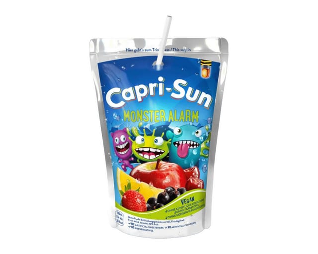 CAPRI-SUN Softgetränk, Capri Sun Monster Alarm Mehrfruchtsaft Erfrischungsgetränk 10x200ml