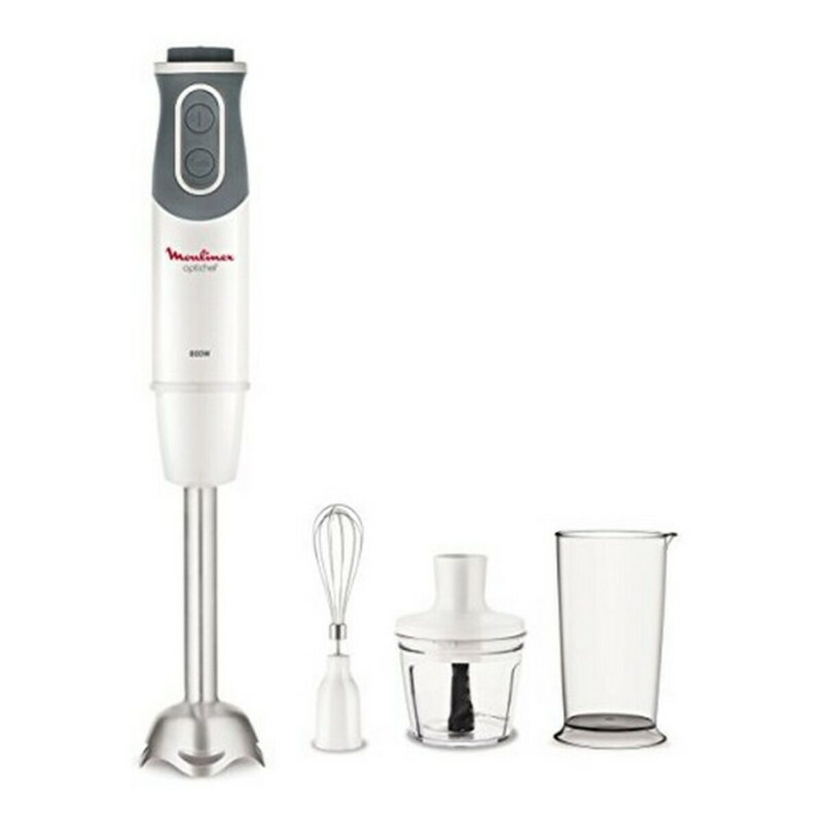 Moulinex Optichef 3-in-1 Weiß Grau 800 W 10 Geschwindigkeiten